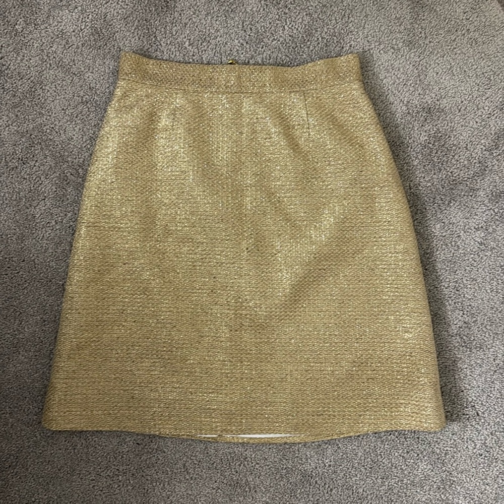 Kate Spade size 2 gold skirt